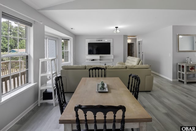 192 Colingwood Ln Lot 22, Kill Devil Hills, NC 27948 - dining space with baseboards and wood finished floors