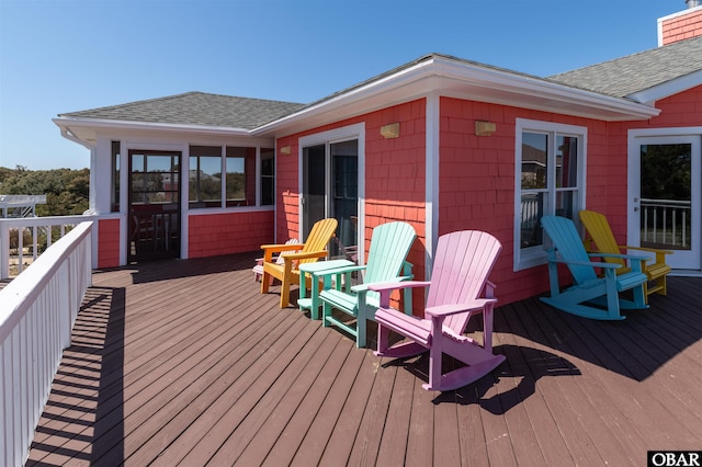 903 Windward Way Lot 15, Corolla, NC 27927 - view of wooden terrace