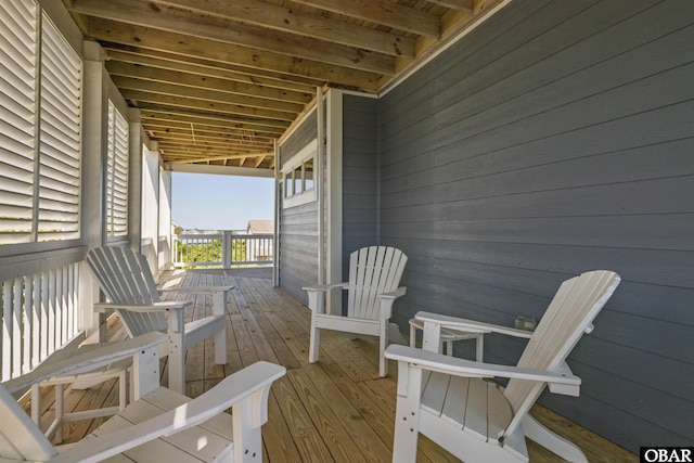 4311 S Hesperides Dr Lot # 55, Nags Head, NC 27959 - view of wooden terrace