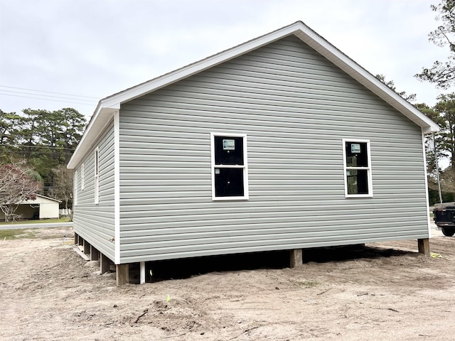 view of property exterior