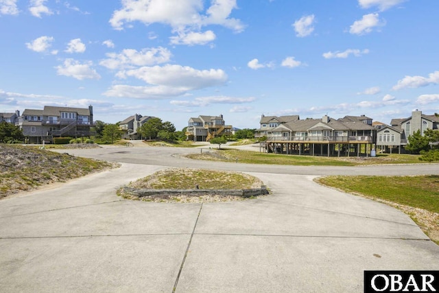 view of street featuring a residential view