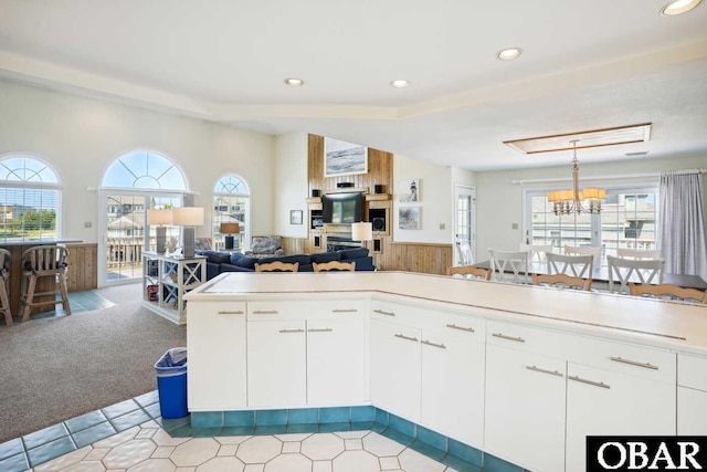kitchen with recessed lighting and a healthy amount of sunlight