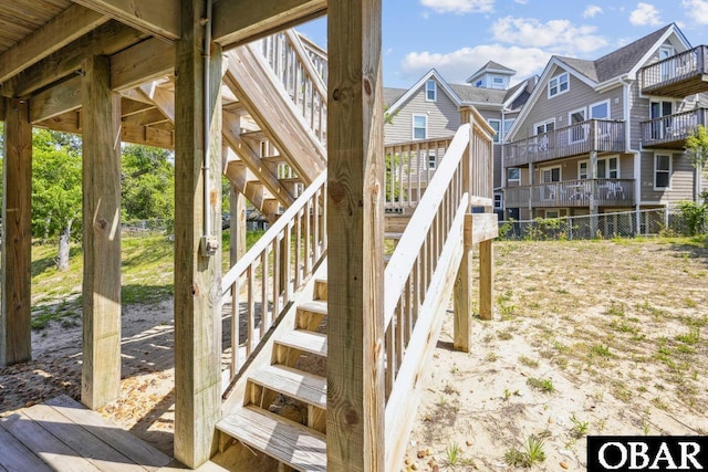 exterior space featuring a residential view