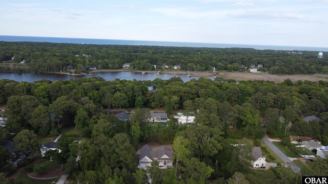 3009 Martins Point Rd Lot 3, Kitty Hawk, NC 27949 - aerial view of a heavily wooded area and a nearby body of water
