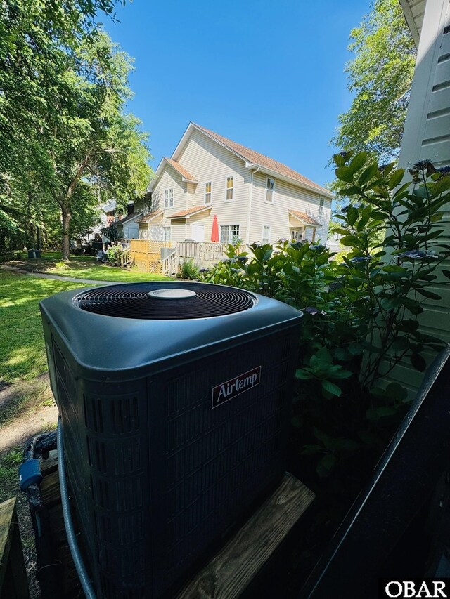 25 Croatan Ct Unit 25, Manteo, NC 27954 - exterior view of central air condition unit and a residential view