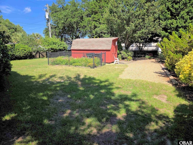 126 Baum Bay Dr Lot B, Kill Devil Hills, NC 27948 - view of yard with a storage shed
