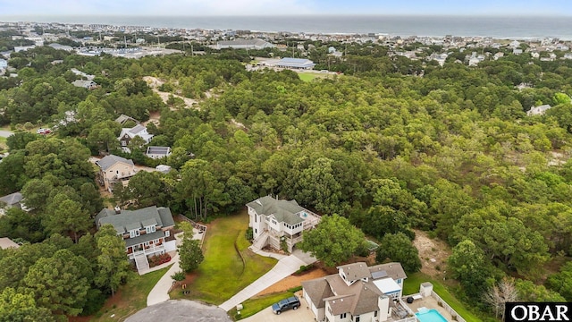409 W Raceview Ct Lot # 35, Nags Head, NC 27959 - drone / aerial view of a forest and a large body of water