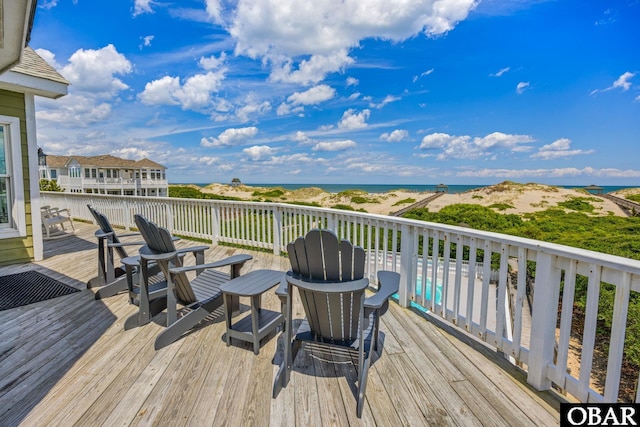 1459 Ocean Pearl Rd Lot 2, 3A, 3B, Corolla, NC 27927 - deck featuring a water view