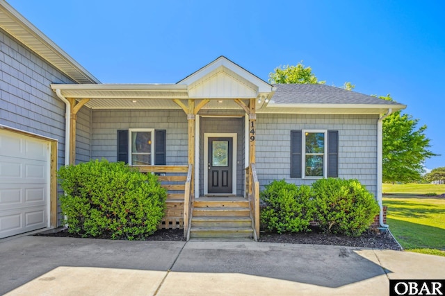 149 Carolina Club Dr Lot 54, Grandy, NC 27939 - view of front of house with covered porch