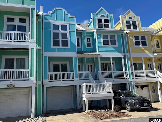 view of front of home featuring driveway and an attached garage