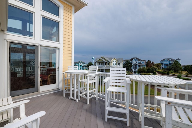 670 Hunt Club Dr Lot 194, Corolla, NC 27927 - wooden terrace featuring a residential view