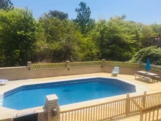 290 Hillcrest Dr Lot 22, Southern Shores, NC 27949 - view of swimming pool with a fenced in pool, a patio, a diving board, and fence