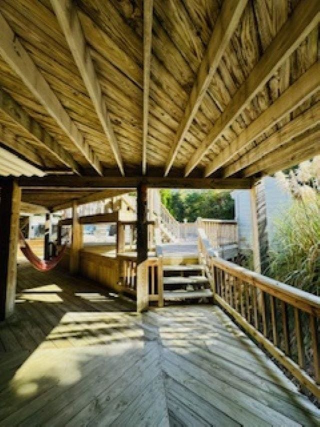 290 Hillcrest Dr Lot 22, Southern Shores, NC 27949 - view of deck