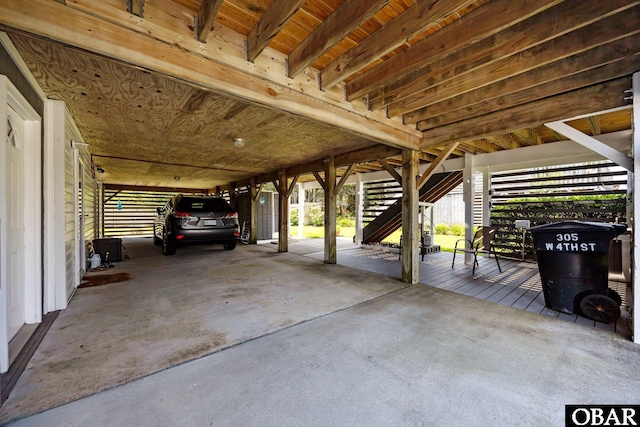 305 W Fourth St Lot 7, Kill Devil Hills, NC 27948 - view of vehicle parking featuring stairway
