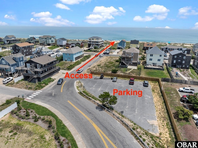 305 W Fourth St Lot 7, Kill Devil Hills, NC 27948 - aerial perspective of suburban area with a nearby body of water
