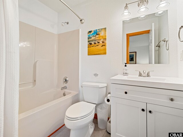 2203 Pike Rd Lot 37, Corolla, NC 27927 - full bathroom with shower / tub combo with curtain, vanity, and toilet