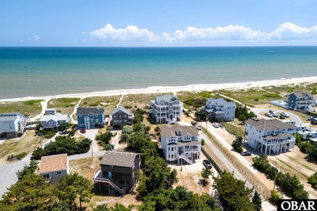 25245 Island Pines Dr Lot 6, Waves, NC 27982 - aerial view featuring a water view and a view of the beach