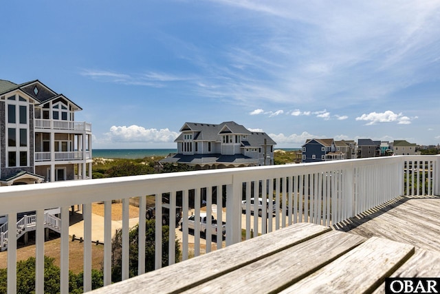 25245 Island Pines Dr Lot 6, Waves, NC 27982 - wooden deck with a water view