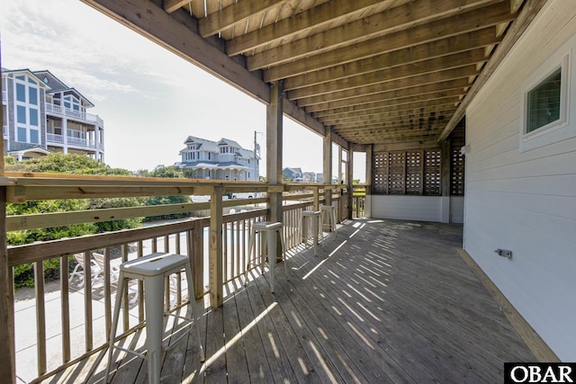 25245 Island Pines Dr Lot 6, Waves, NC 27982 - deck featuring a residential view