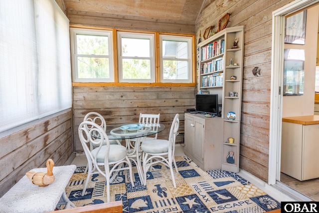 1133 Payson St Lot 120, Corolla, NC 27927 - dining space featuring wooden walls