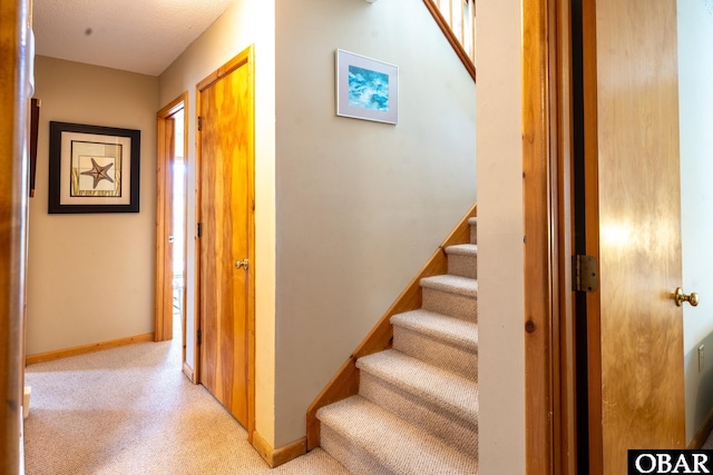 1133 Payson St Lot 120, Corolla, NC 27927 - stairs with baseboards and carpet floors