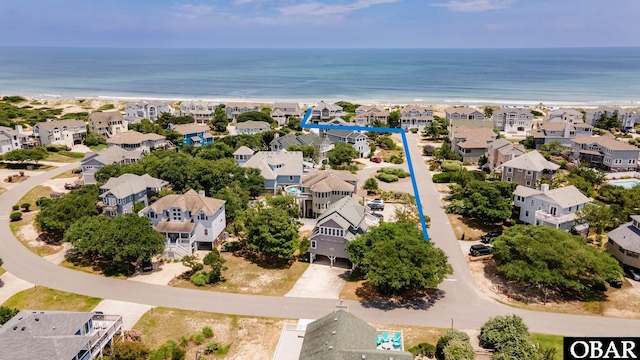 1133 Payson St Lot 120, Corolla, NC 27927 - aerial view of residential area with extended coastline