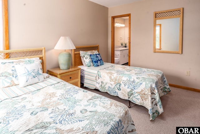 1133 Payson St Lot 120, Corolla, NC 27927 - bedroom featuring carpet floors and connected bathroom