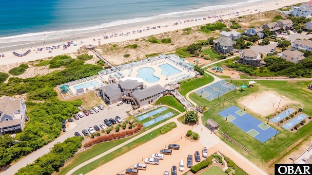 1133 Payson St Lot 120, Corolla, NC 27927 - bird's eye view of expansive beach and a pool area