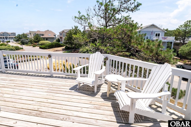 1133 Payson St Lot 120, Corolla, NC 27927 - wooden terrace featuring a residential view
