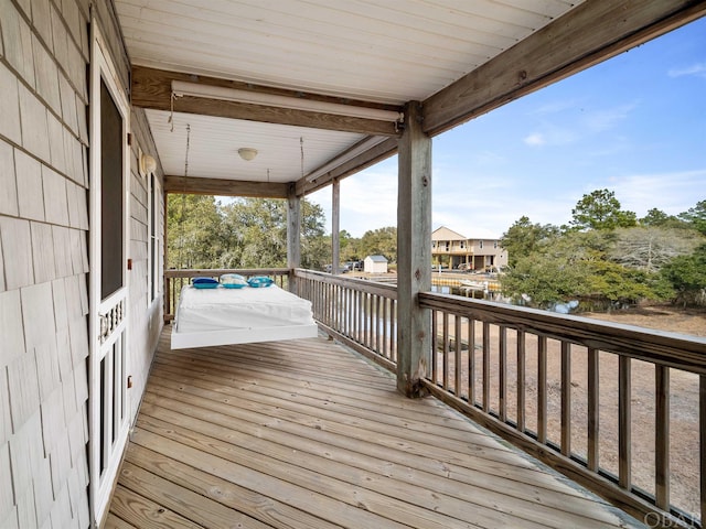 view of deck