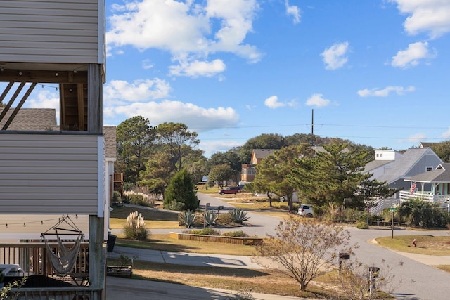 view of yard with a residential view