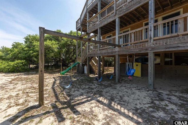 2319 Carova Rd Lot # 22, Corolla, NC 27927 - view of play area with a deck