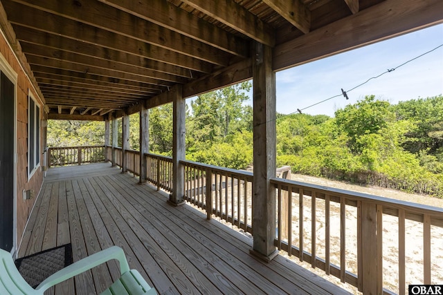 2319 Carova Rd Lot # 22, Corolla, NC 27927 - view of deck