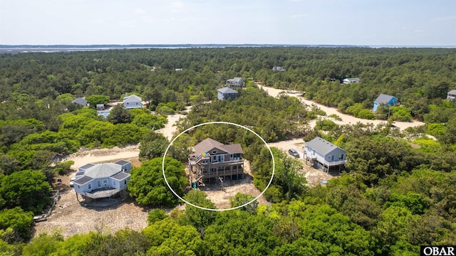2319 Carova Rd Lot # 22, Corolla, NC 27927 - drone / aerial view of a heavily wooded area