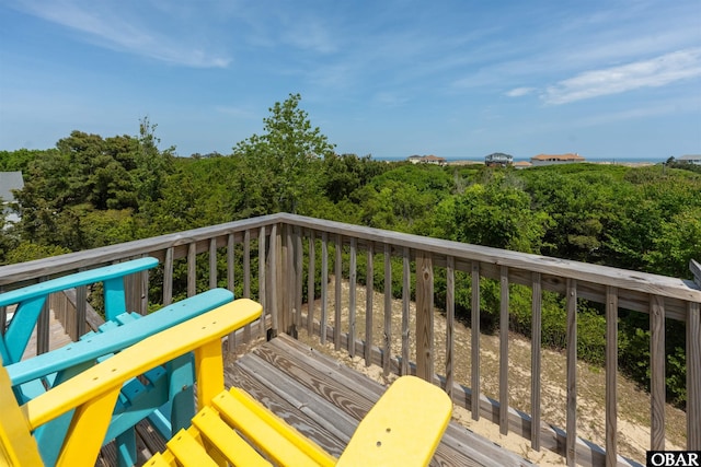 2319 Carova Rd Lot # 22, Corolla, NC 27927 - view of deck