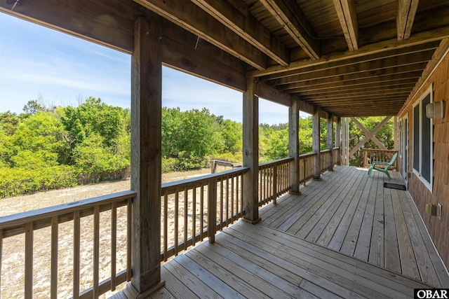 2319 Carova Rd Lot # 22, Corolla, NC 27927 - view of wooden deck