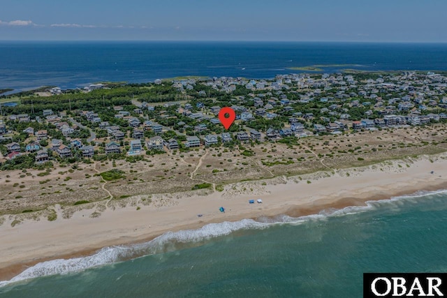 26509 Colony Dr Lot 6, Salvo, NC 27972 - aerial view of waterfront with a beach