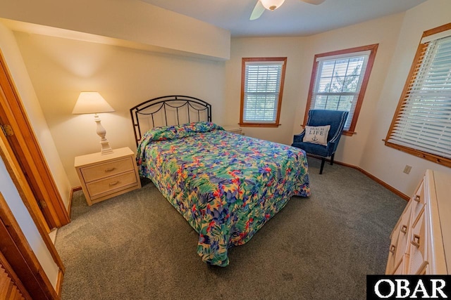 26509 Colony Dr Lot 6, Salvo, NC 27972 - bedroom featuring light colored carpet and ceiling fan