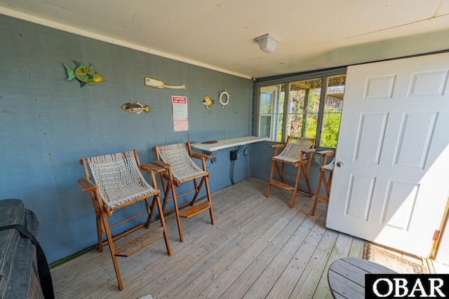 26509 Colony Dr Lot 6, Salvo, NC 27972 - living area featuring light wood finished floors