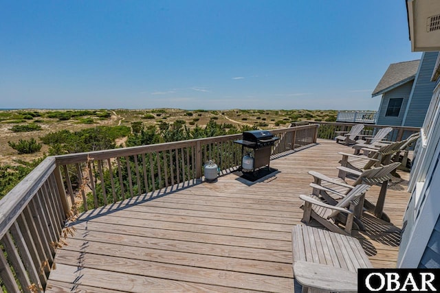 26509 Colony Dr Lot 6, Salvo, NC 27972 - wooden terrace featuring grilling area