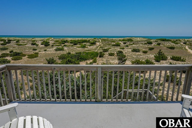26509 Colony Dr Lot 6, Salvo, NC 27972 - balcony featuring a water view