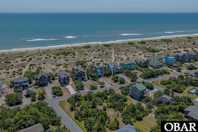 26509 Colony Dr Lot 6, Salvo, NC 27972 - bird's eye view of waterfront with a beach