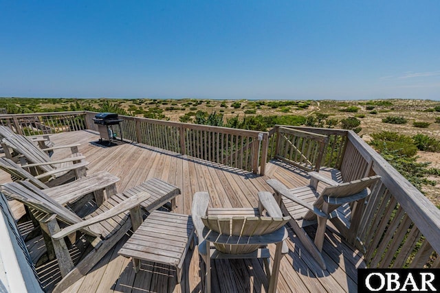 26509 Colony Dr Lot 6, Salvo, NC 27972 - wooden deck with area for grilling