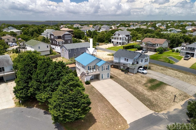 drone / aerial view featuring a residential view