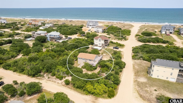 2201 Sandpiper Rd Lot # 13, Corolla, NC 27927 - aerial view of waterfront with a beach