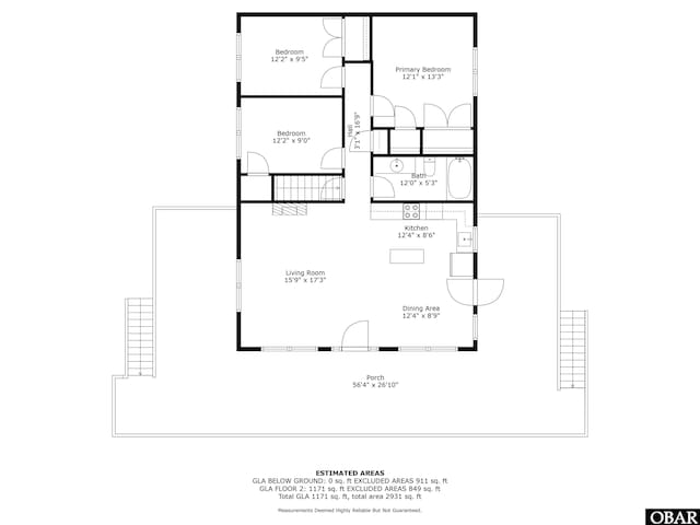 2201 Sandpiper Rd Lot # 13, Corolla, NC 27927 - view of home floor plan