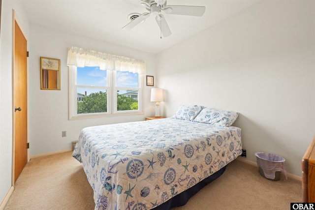 2201 Sandpiper Rd Lot # 13, Corolla, NC 27927 - bedroom featuring carpet and ceiling fan