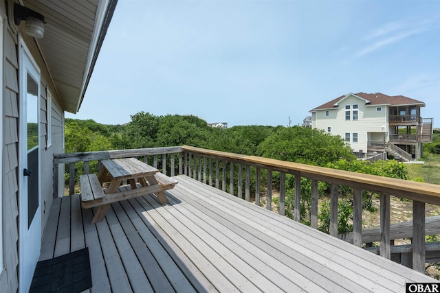 2201 Sandpiper Rd Lot # 13, Corolla, NC 27927 - view of wooden deck