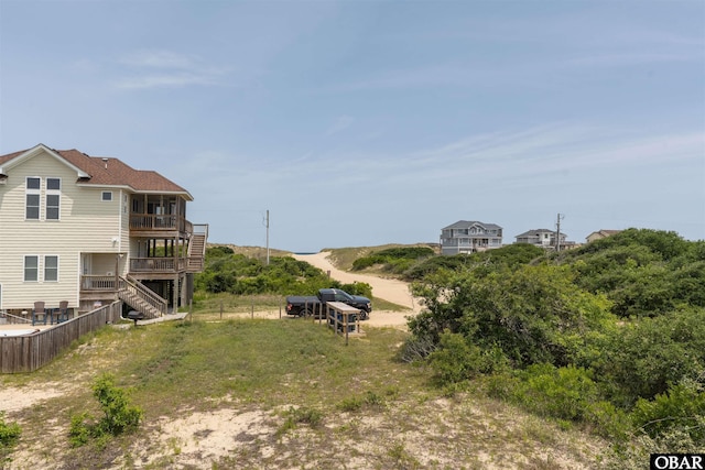 2201 Sandpiper Rd Lot # 13, Corolla, NC 27927 - view of yard featuring a balcony