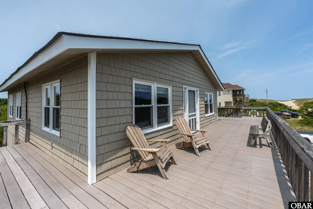 2201 Sandpiper Rd Lot # 13, Corolla, NC 27927 - view of wooden terrace